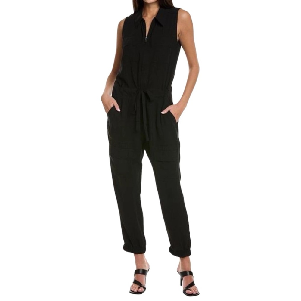 Elegant Black Sleeveless Jumpsuit